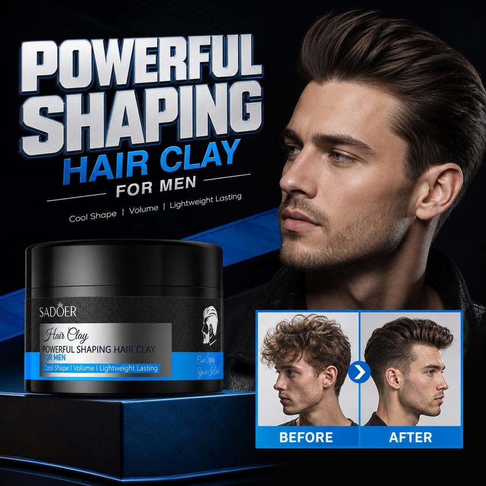 Men'S Grooming & Health Made Simple - 매트 헤어 스타일링 클레이 강력 고정