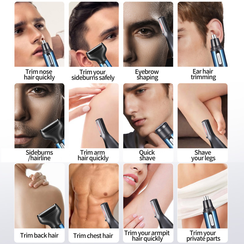 남성용 무통증 충전식 눈썹/귀/코털/수염 트리머 4 i - Men'S Grooming Salon 리뷰 및 가격