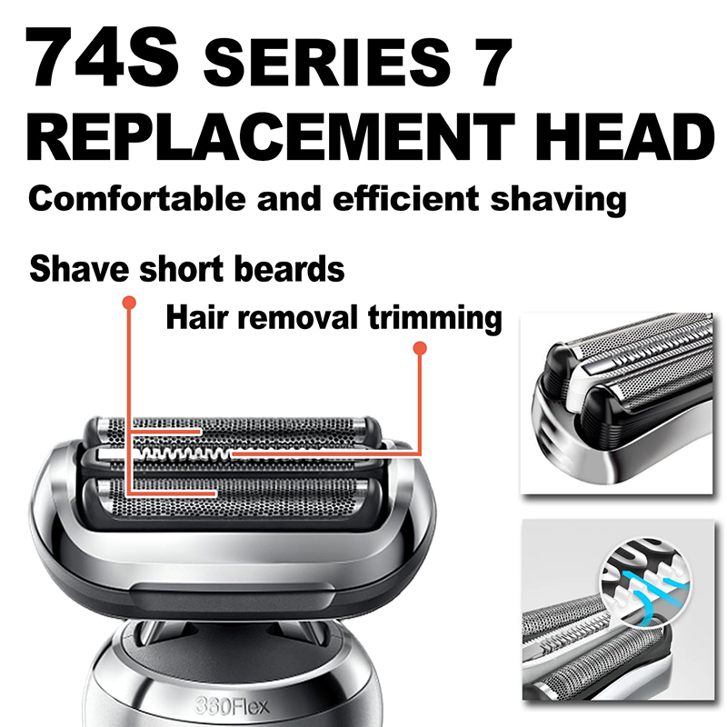 2팩 74S 시리즈 7 전기 면도기 교체 헤드 브라운  - Men'S Grooming Shaver 리뷰 및 가격