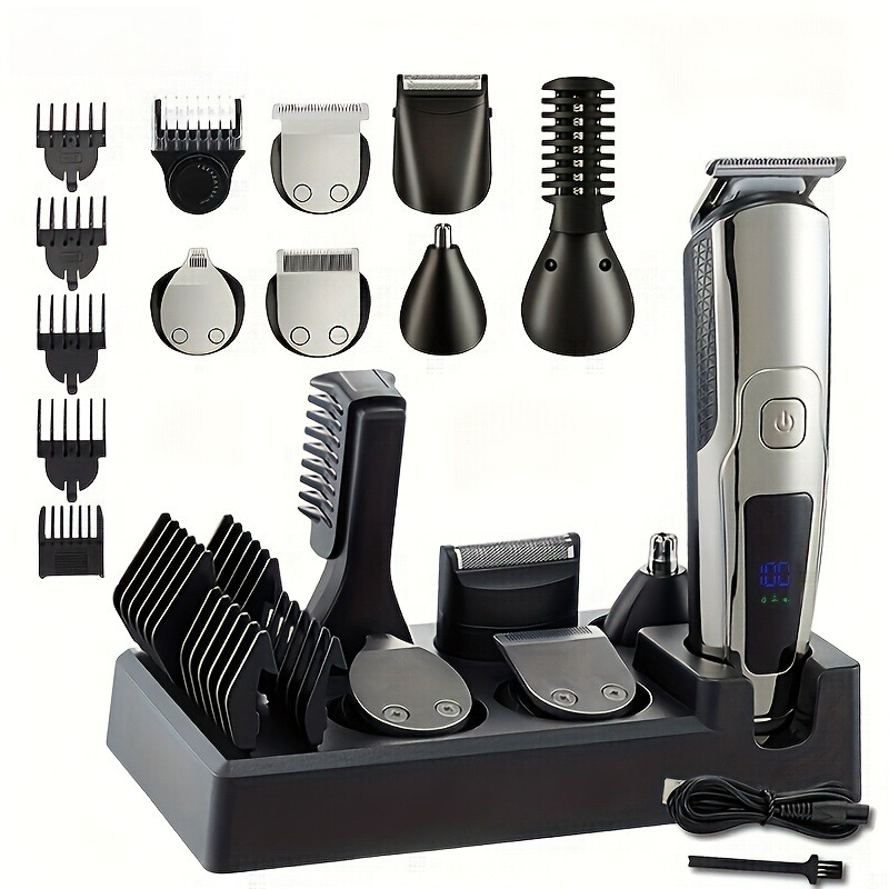 6 in 1 남성용 전기 수염 트리머 무선 헤어 클리퍼 - Men'S Grooming Ear Hair 리뷰 및 가격