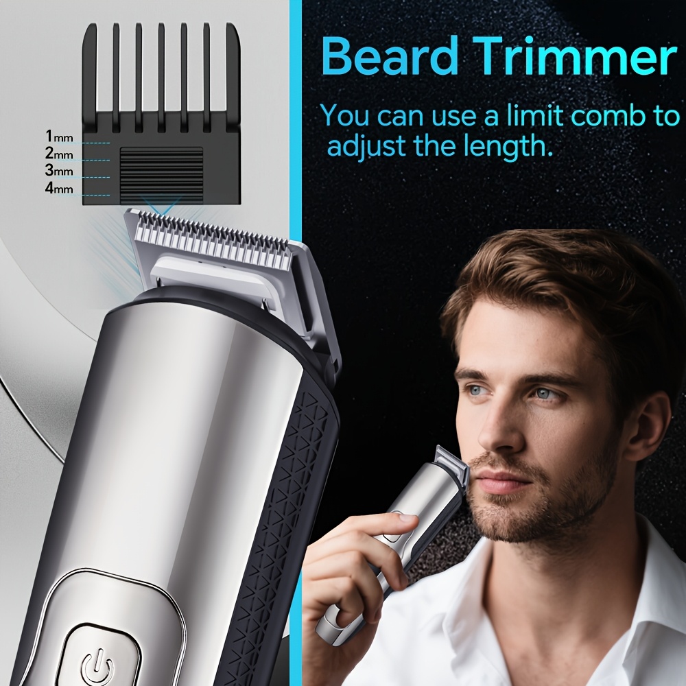 6 in 1 남성용 전기 수염 트리머 무선 헤어 클리퍼 - Men'S Grooming Ear Hair 리뷰 및 가격