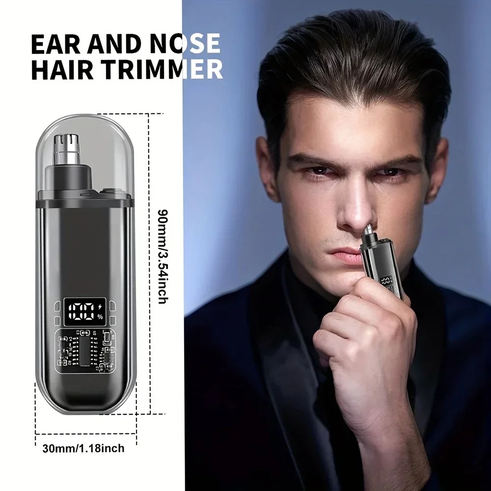 남성용 코 귀털 트리머 USB 고속 충전 휴대용 컴팩트 - Men'S Grooming Ear Hair 리뷰 및 가격